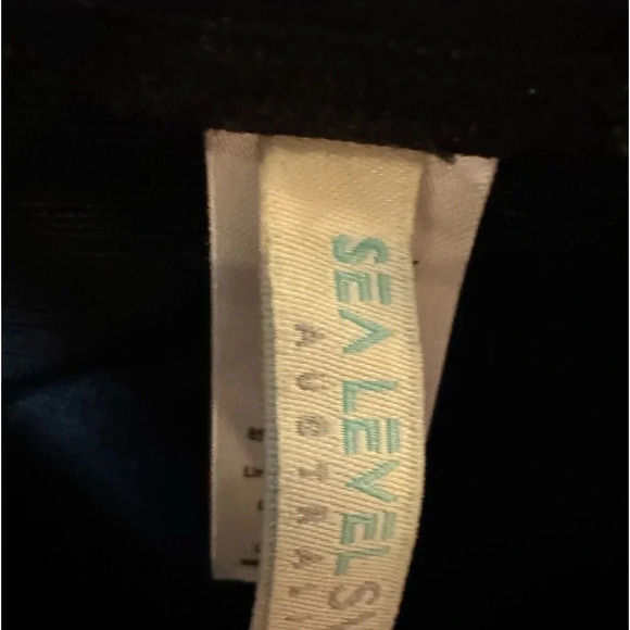 Sea Level EB1951 Black Square Neck One-Piece Woman's Swimsuit Size US 10 $124.95 - Picture 4 of 6